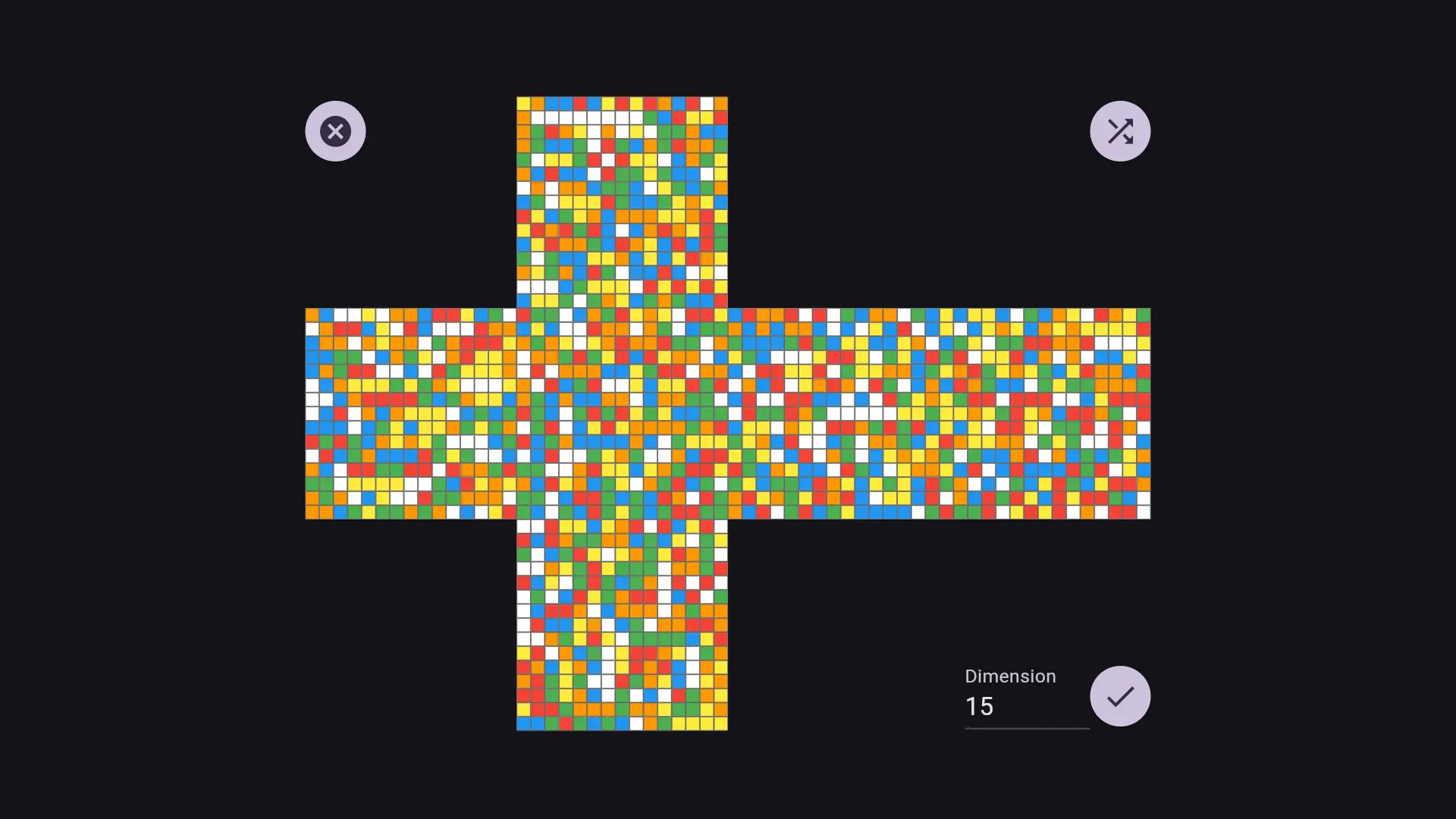 Screenshot of the 'Rubik's Solver' Flutter project